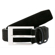 Dents Suede Belt - Black