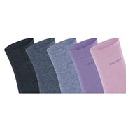 Esprit Solid Mix 5 Pack Socks - Rose/Blue Mix