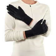 Falke Brushed Touchscreen Gloves - Black