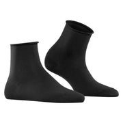 Falke Cotton Touch Short Socks - Black