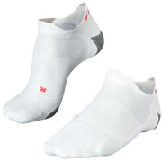 Falke Running 5 Invisible No Show Socks - White