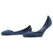 Falke Step Medium Cut No Show Socks - Navy Mel