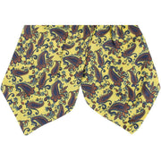 Knightsbridge Neckwear Paisley Silk Cravat - Yellow/Navy