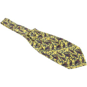 Knightsbridge Neckwear Paisley Silk Cravat - Yellow/Navy