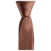 Knightsbridge Neckwear Skinny Polyester Tie - Dark Brown