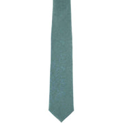 Michelsons of London Ornate Jacquard Silk Tie and Pocket Square Set - Teal