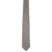 Michelsons of London Spring Pine Tie and Pocket Square Set - Taupe Brown