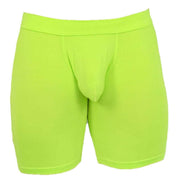 Obviously EliteMan Boxer Brief 6inch Leg - Lime