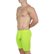 Obviously EliteMan Boxer Brief 9inch Leg - Lime