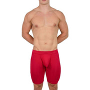 Obviously EliteMan Boxer Brief 9inch Leg - Red