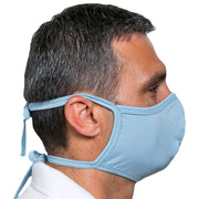 Obviously Tie Face Mask - Light Blue