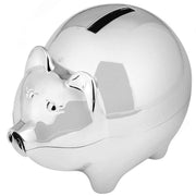 Orton West Piggy Bank Money Box - Silver