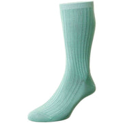 Pantherella Danvers Cotton Lisle Socks - Mint Green