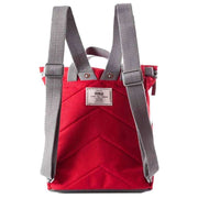 Roka Finchley A Small Sustainable Canvas Backpack - Mars Red