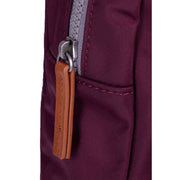 Roka Willesden B Sustainable Nylon Scooter Bag - Plum Burgundy